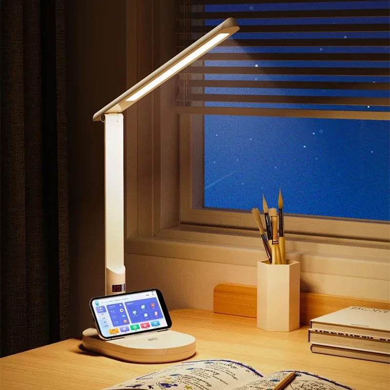 Lampe de bureau LED tactile et pliable - Rechargeable USB 3