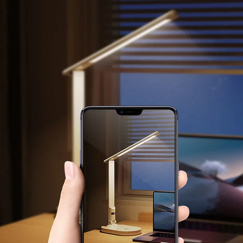 Lampe de bureau LED tactile et pliable - Rechargeable USB 4