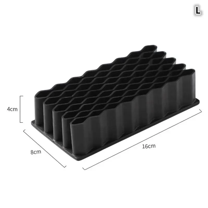 Porte-stylo et organisateur de bureau ondulé en silicone 17