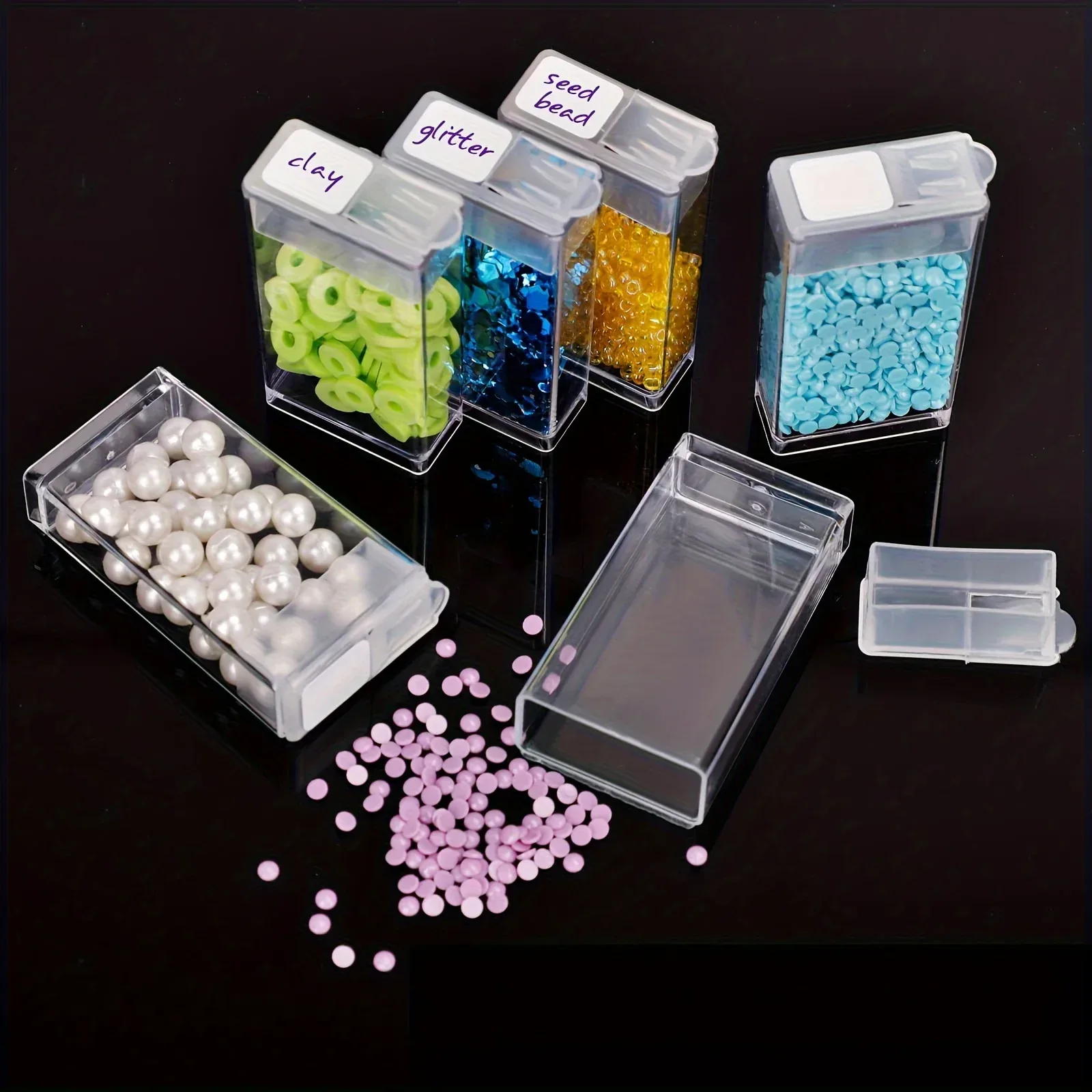 Boîte de rangement à compartiments pour peinture diamant et accessoires de bijoux - Image 4