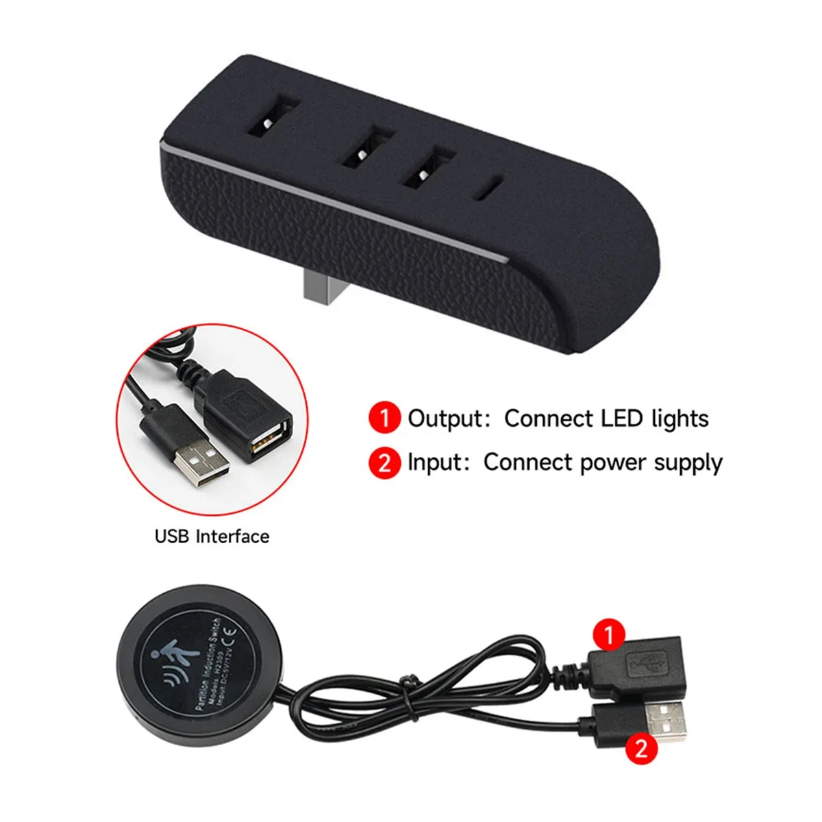 Éclairage d'ambiance LED Symphony pour Tesla Model 3, Y, S, X - Bande de 110 cm avec module d'arrêt automatique - Image 2