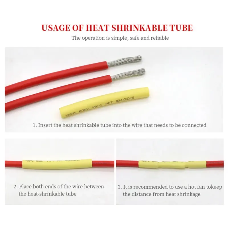 Assortiment de gaines thermorétractables