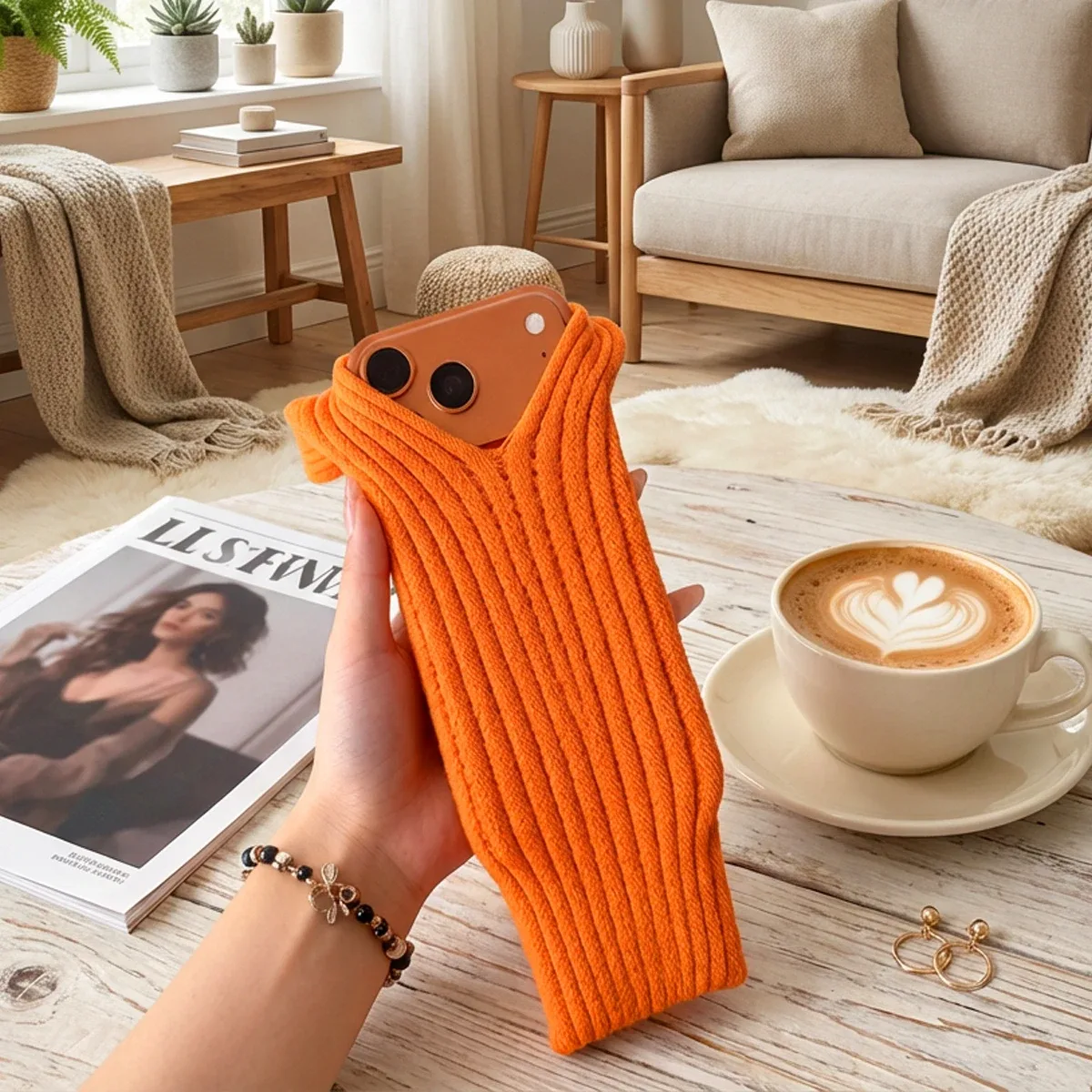 Mini sac tressé élégant