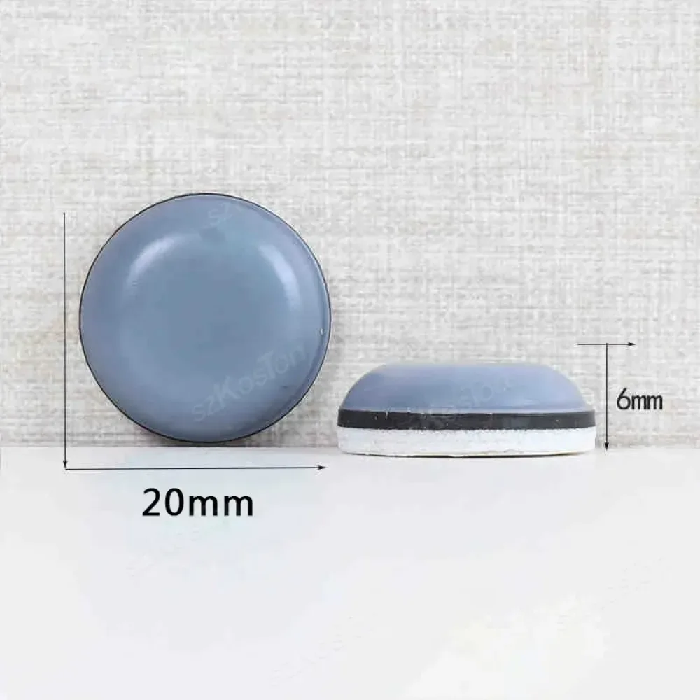 Lot de 20 patins glisseurs pour meubles - Protection anti-rayures pour pieds de table et chaise - Image 4