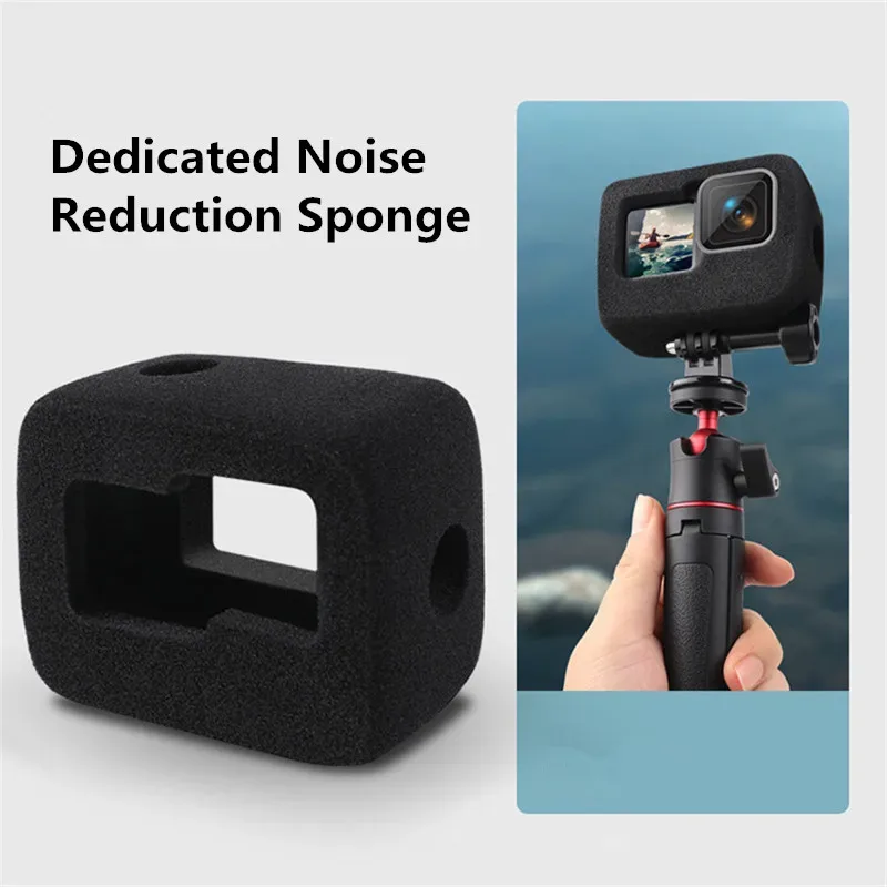 Bonnette anti-vent en mousse pour GoPro Hero 13, 12, 11, 10, 9 et Mini 3