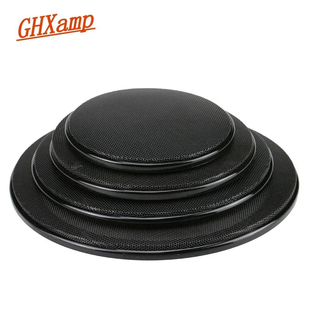 Grille de protection GHXAMP en maille noire pour haut-parleur et caisson de basses - 4, 5 et 6,5 pouces - Image 1