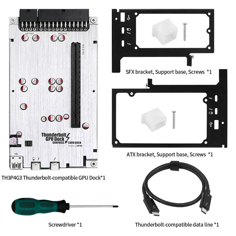 Station d'accueil pour carte graphique externe (eGPU) TH3P4G3 Thunderbolt 3/4 PCI-E x16 - Image 2