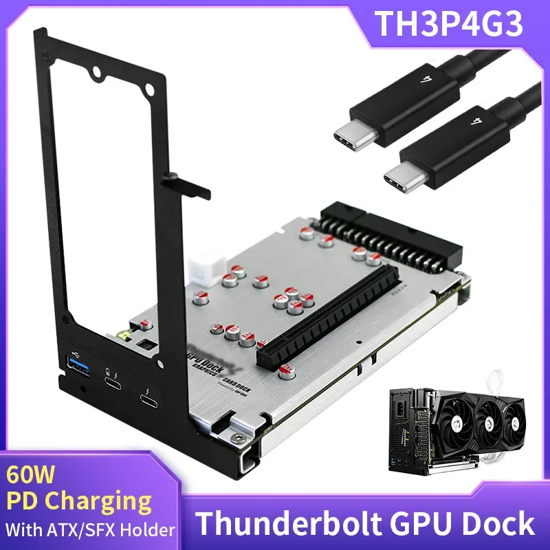Station d'accueil pour carte graphique externe (eGPU) TH3P4G3 Thunderbolt 3/4 PCI-E x16 - Image 1