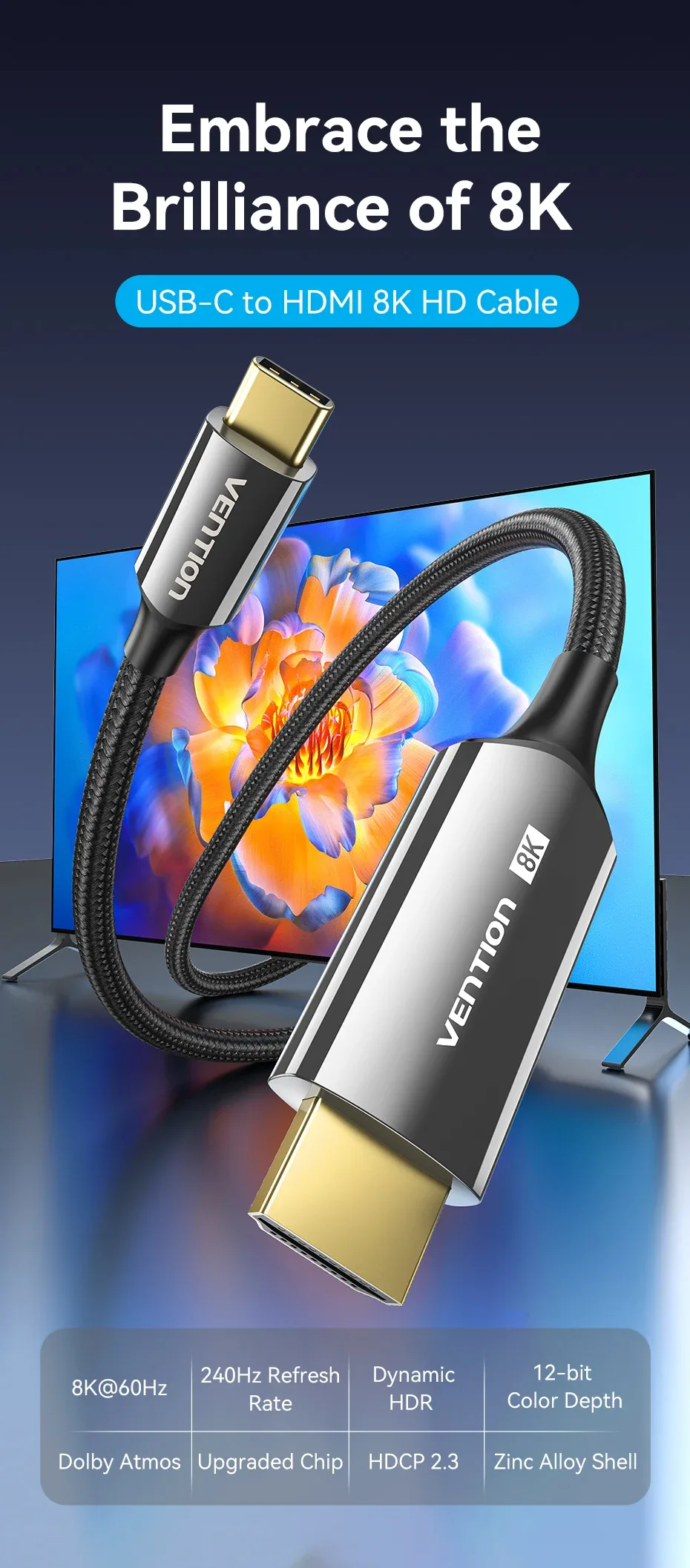 Vention 8K USB-C HDMI