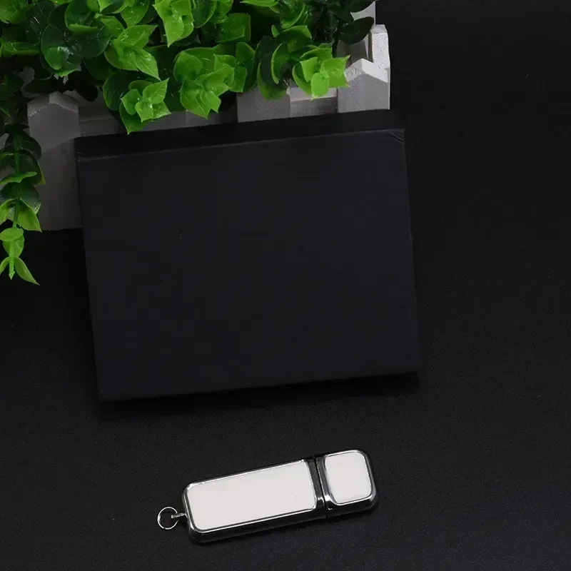 Clé USB 2.0 JASTER en cuir personnalisable avec impression de logo en couleur - Image 5