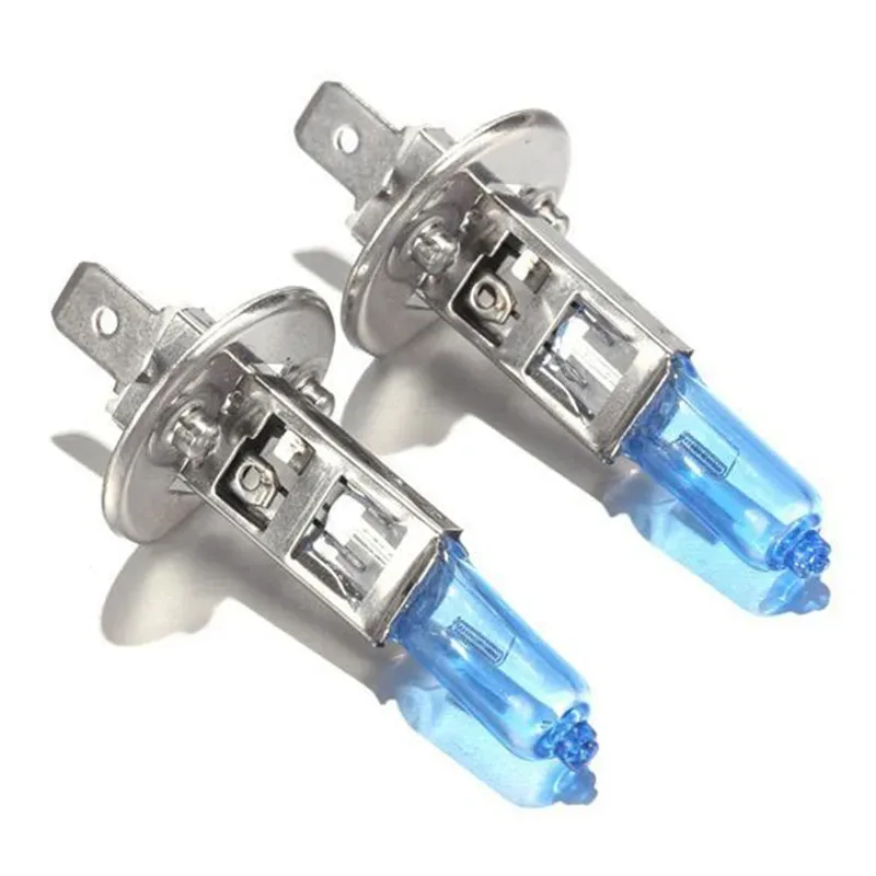 Lot de 2 ampoules halogènes H1 100W 12V - Blanc haute luminosité 2