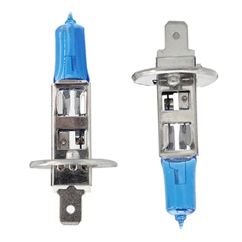 Lot de 2 ampoules halogènes H1 100W 12V - Blanc haute luminosité 5