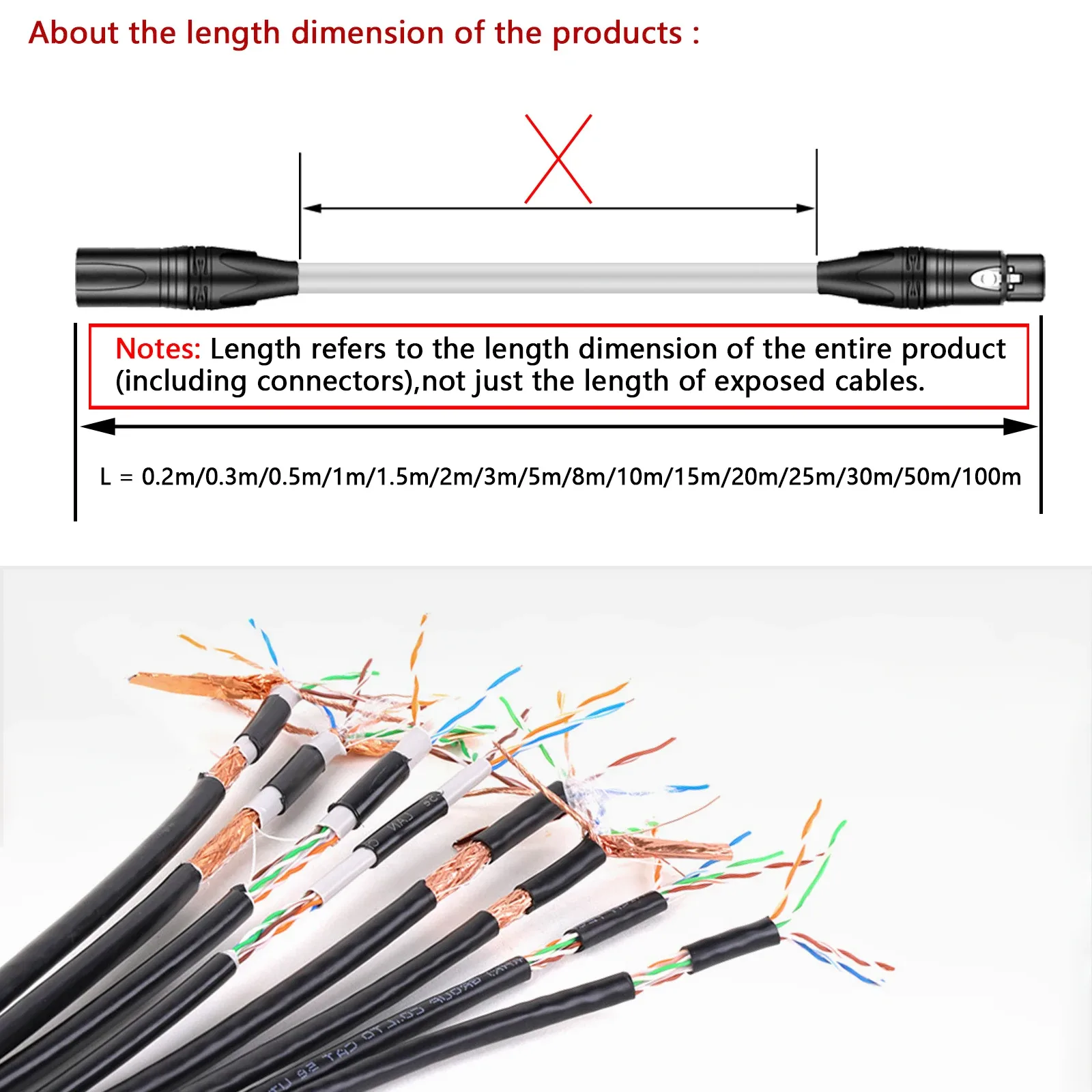 Câble d'extension Ethernet blindé CAT6/CAT6A SFTP (Intérieur/Extérieur) avec connecteurs en alliage de zinc - Image 4