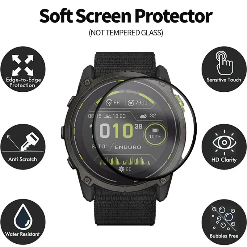 Protection d'écran en verre trempé pour Garmin Enduro 3 - Image 4