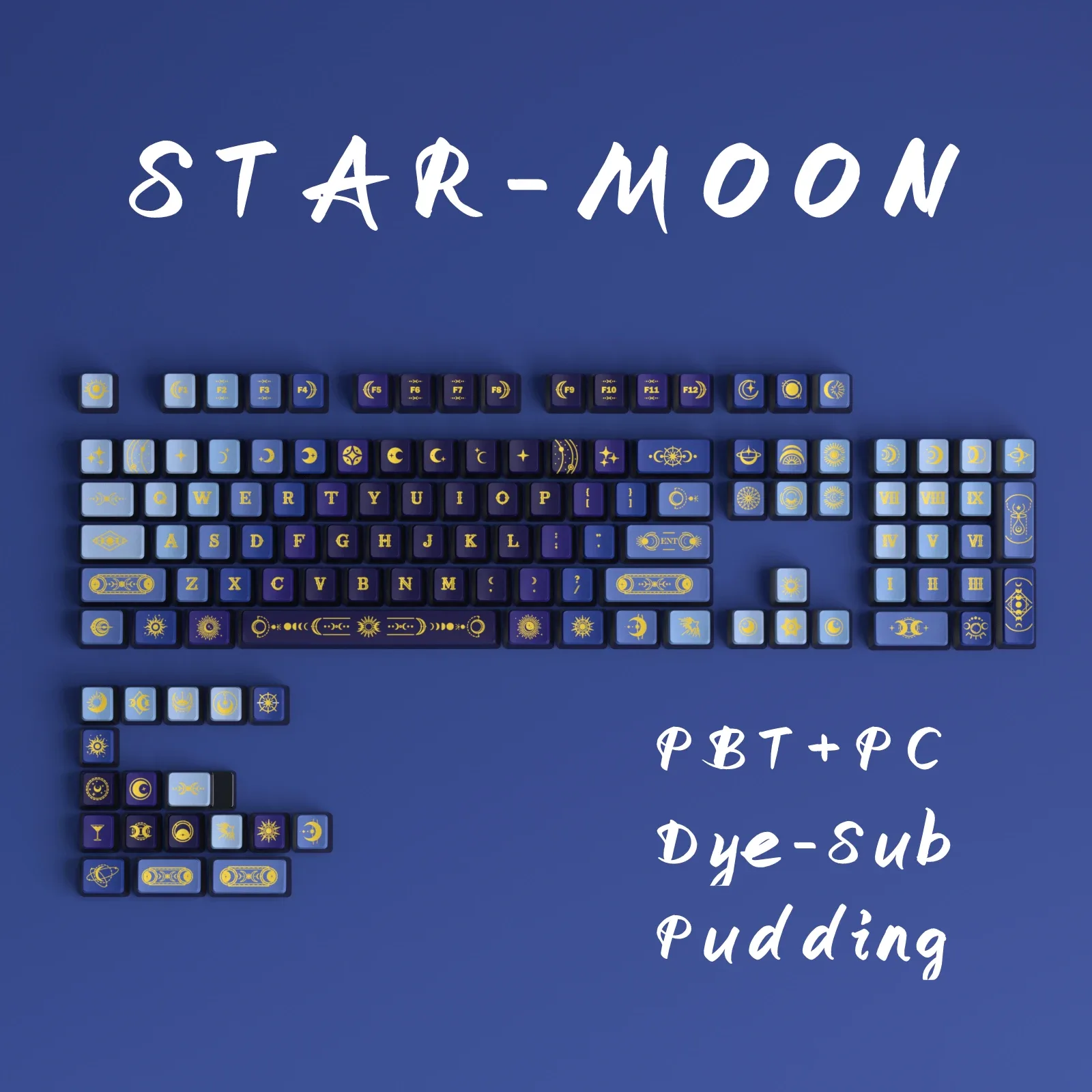 Keycaps Star-Moon Preview