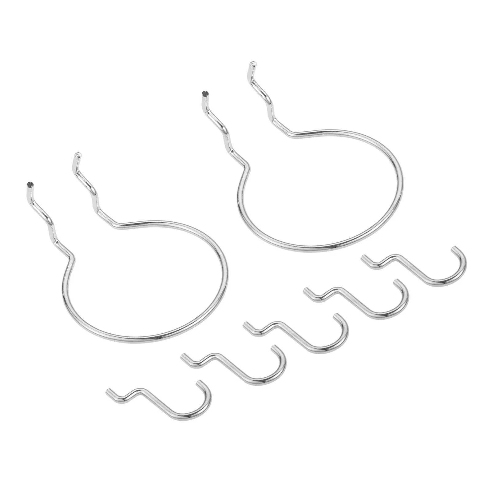 Anneaux métalliques pour panneau perforé - Image 4