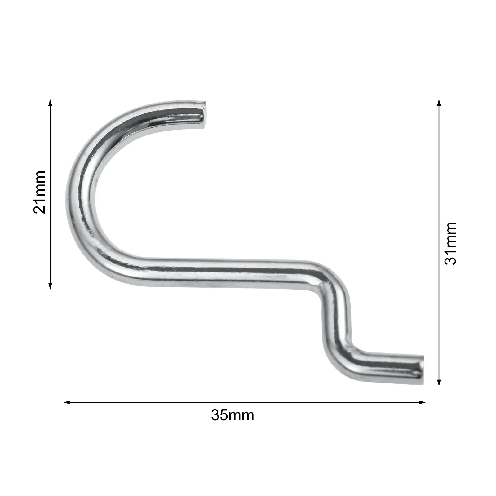 Anneaux métalliques pour panneau perforé - Image 2