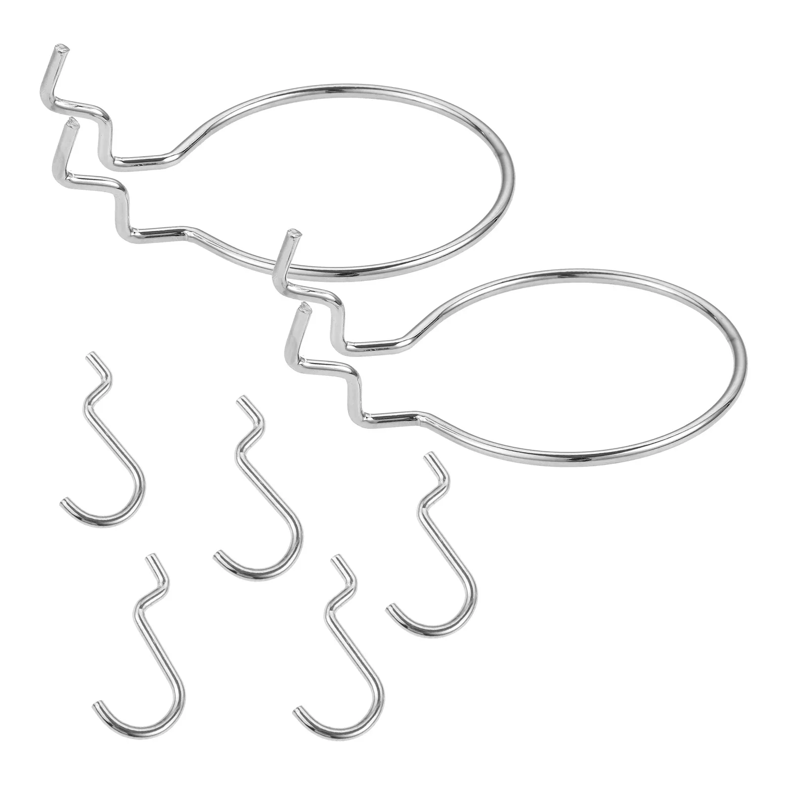 Anneaux métalliques pour panneau perforé - Image 1