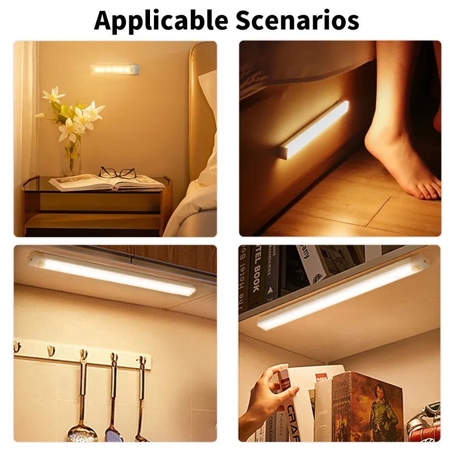 Veilleuse LED sans fil avec détecteur de mouvement rechargeable par USB - Image 6