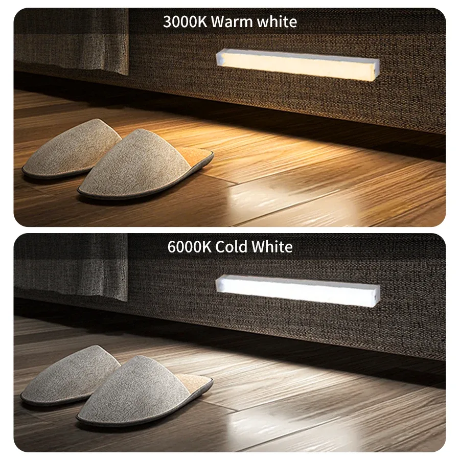 Veilleuse LED sans fil avec détecteur de mouvement rechargeable par USB - Image 4