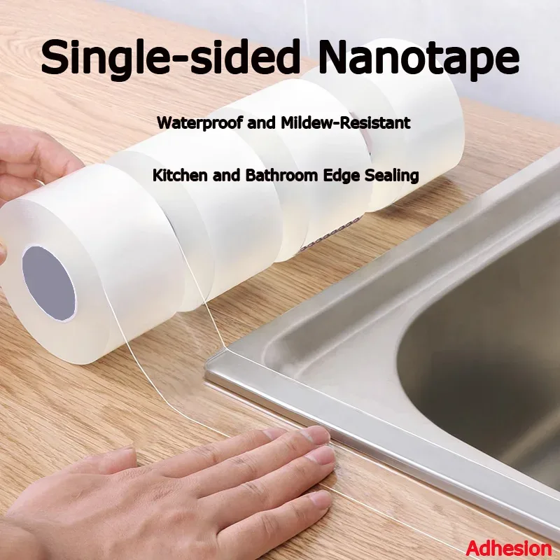 Ruban de protection anti-collision en silicone transparent, adhésif nano large et épais - Image 6