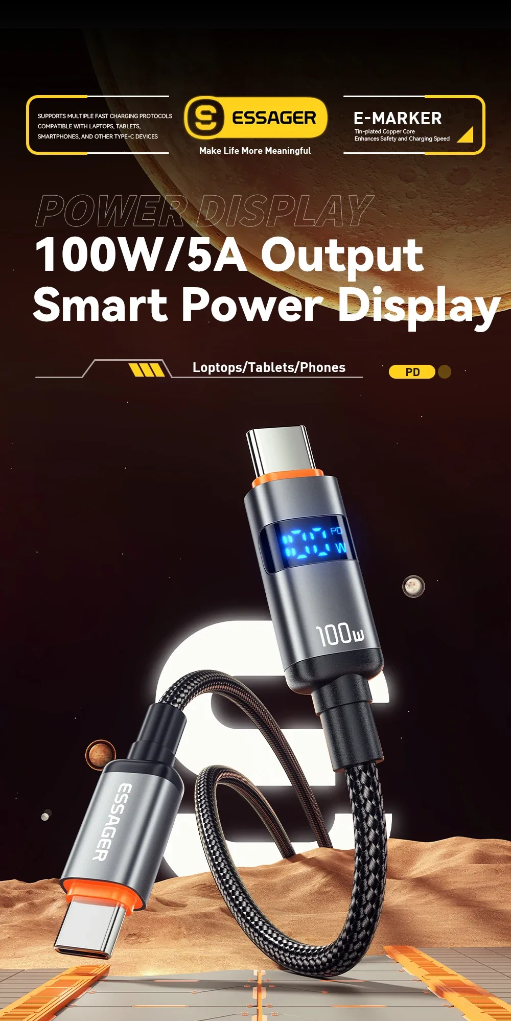 Essager 100W Cable