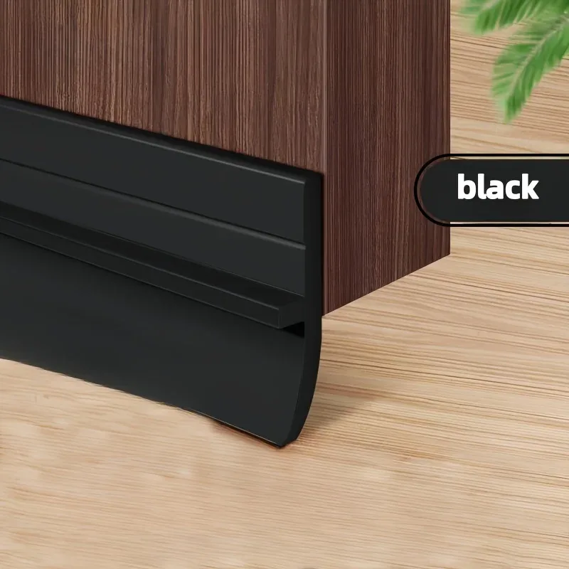 Bande d'étanchéité en silicone pour bas de porte - Isolation phonique et thermique 8