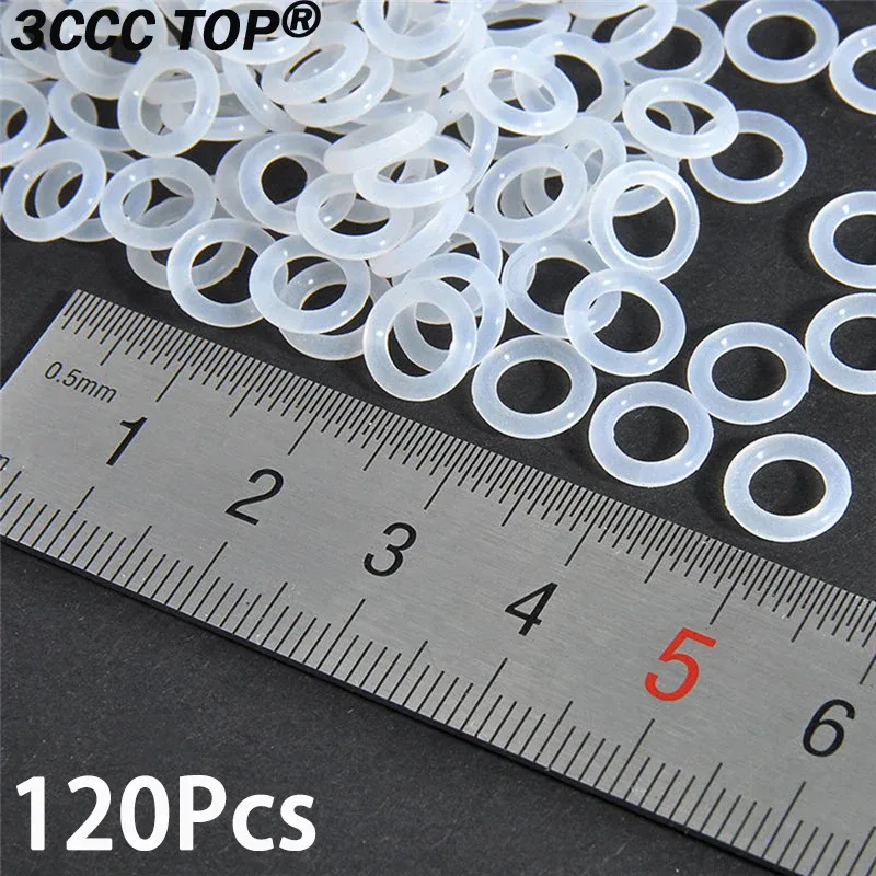 Joints toriques amortisseurs en silicone pour switchs Cherry MX (120 pièces) - Image 1