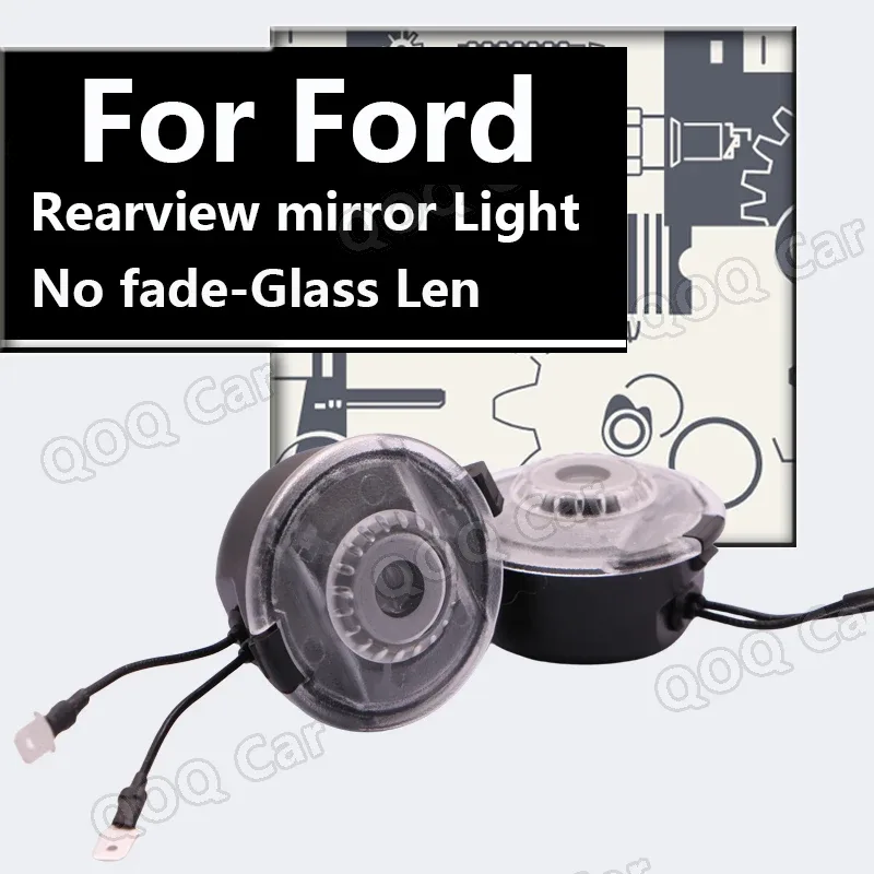 Projecteurs LED d’accueil pour rétroviseurs Ford Edge, Explorer, Mondeo, Focus MK4, Taurus, Kuga, Fusion, Flex - Image 2
