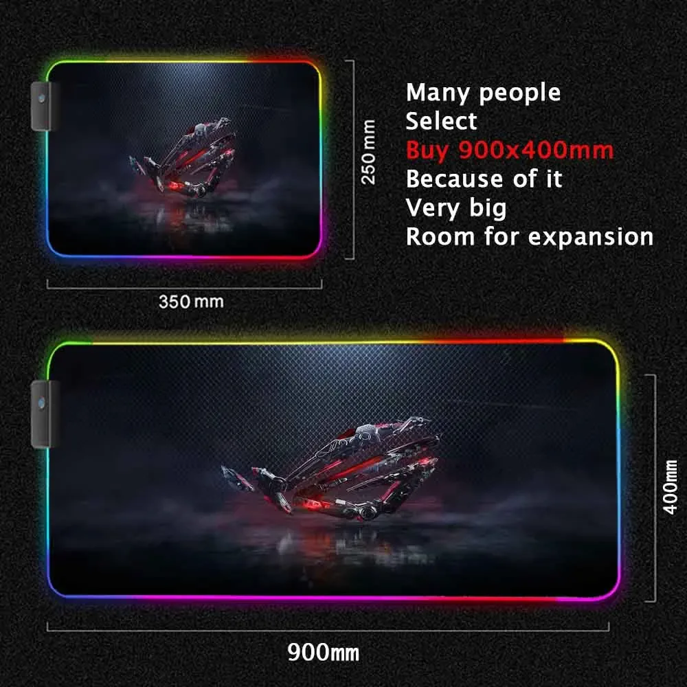 Tapis de souris gaming ASUS ROG avec rétroéclairage RVB - Image 3