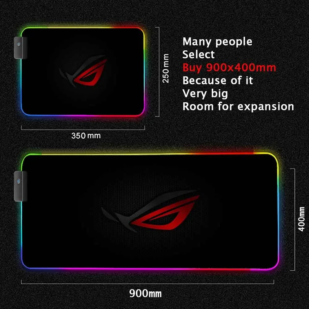 Tapis de souris gaming ASUS ROG avec rétroéclairage RVB - Image 4