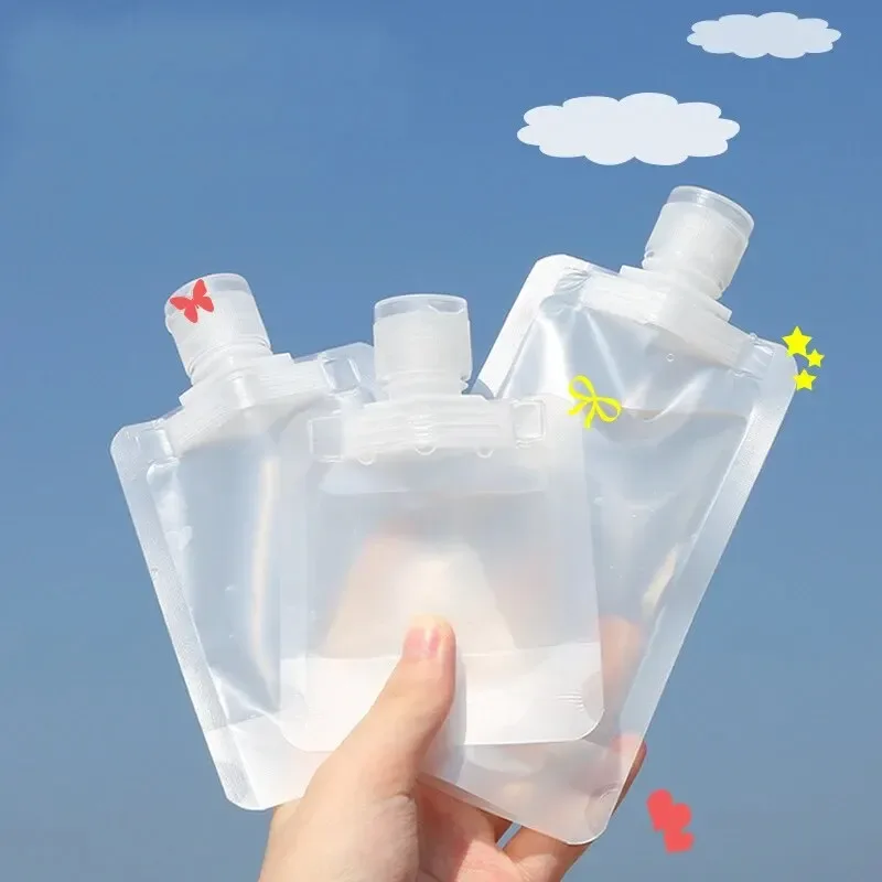 Lot de 10 flacons de voyage rechargeables (30/50/100 ml) pour cosmétiques et articles de toilette - Image 3