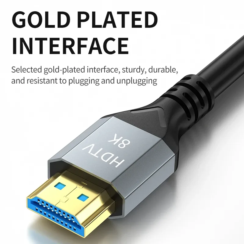 Câble HDMI 2.1 Ultra Haute Vitesse 8K@60Hz 4K@120Hz 48Gbps HDR - Image 3