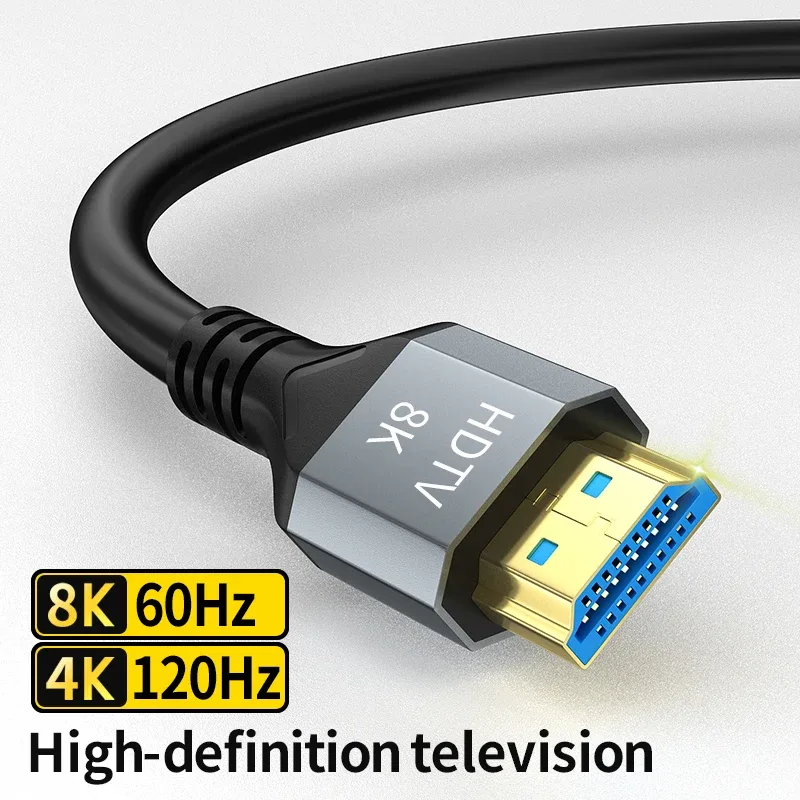 Câble HDMI 2.1 Ultra Haute Vitesse 8K@60Hz 4K@120Hz 48Gbps HDR - Image 1