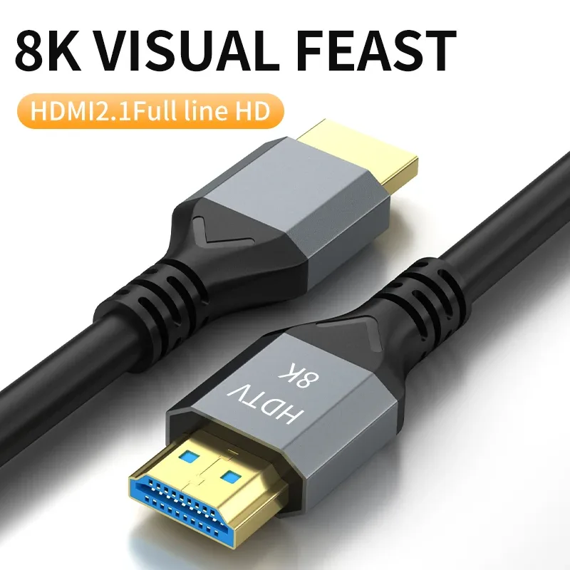 Câble HDMI 2.1 Ultra Haute Vitesse 8K@60Hz 4K@120Hz 48Gbps HDR - Image 5