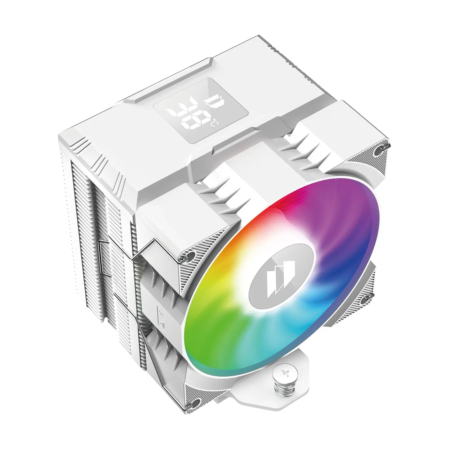 UPSIREN Walrus Assassin 90 - Ventirad avec affichage de température, ventilateur ARGB PWM 90mm, compatible LGA1700/AM5 - Image 3