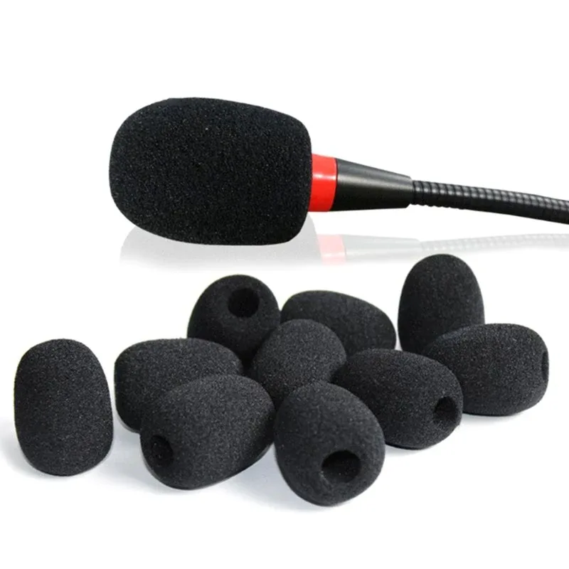 Lot de 10 bonnettes en mousse pour microphone à col de cygne - Image 4