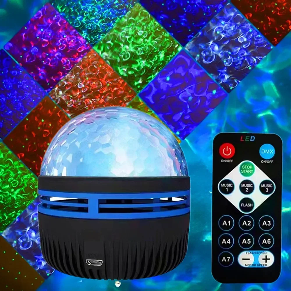 Projecteur Galaxie Aurora et Veilleuse LED Rotative avec Télécommande - Image 2