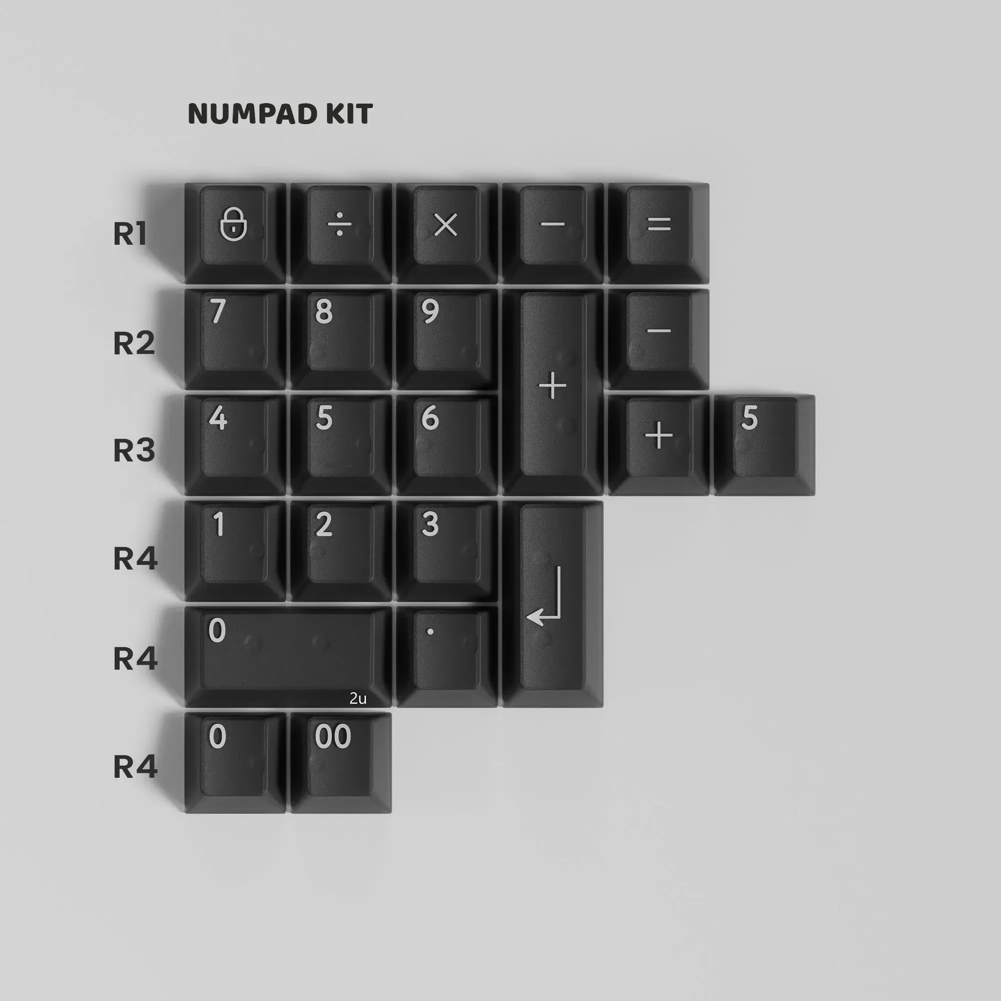 PBTfans Neon Inter Keycaps 2