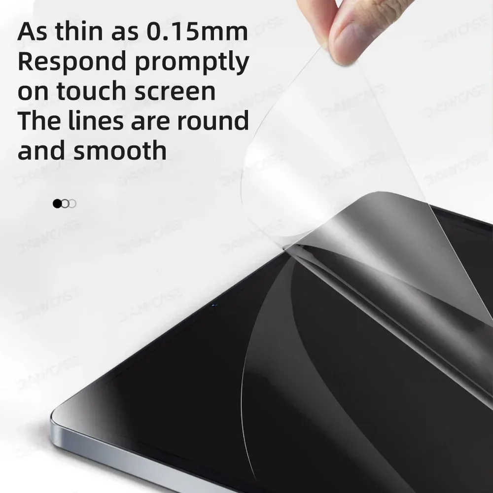 Lot de 2 protections d'écran magnétiques sensation papier pour Xiaomi Pad 6 / 5 / 6S Pro et Redmi Pad SE - Anti-reflet - Image 4