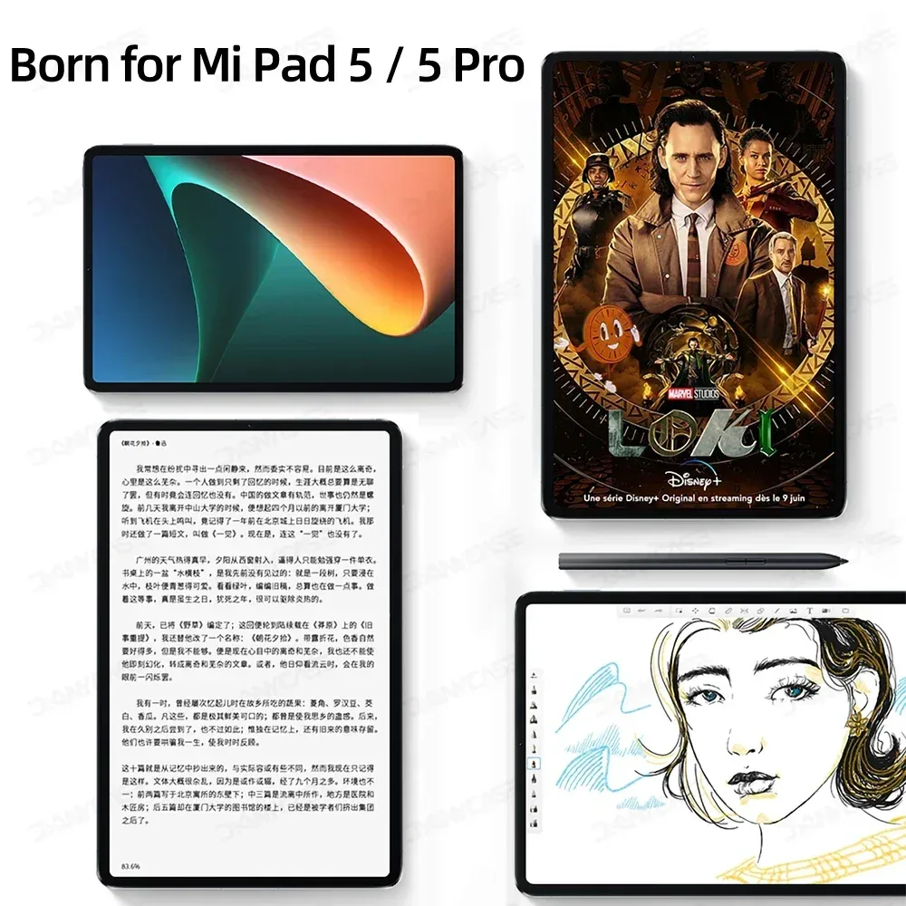 Lot de 2 protections d'écran magnétiques sensation papier pour Xiaomi Pad 6 / 5 / 6S Pro et Redmi Pad SE - Anti-reflet - Image 6