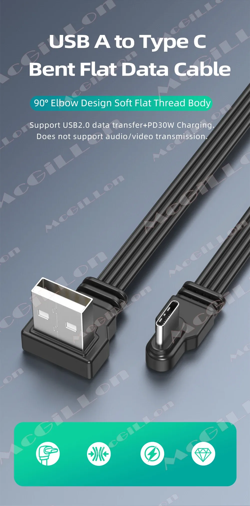 Angles de connecteurs USB-C