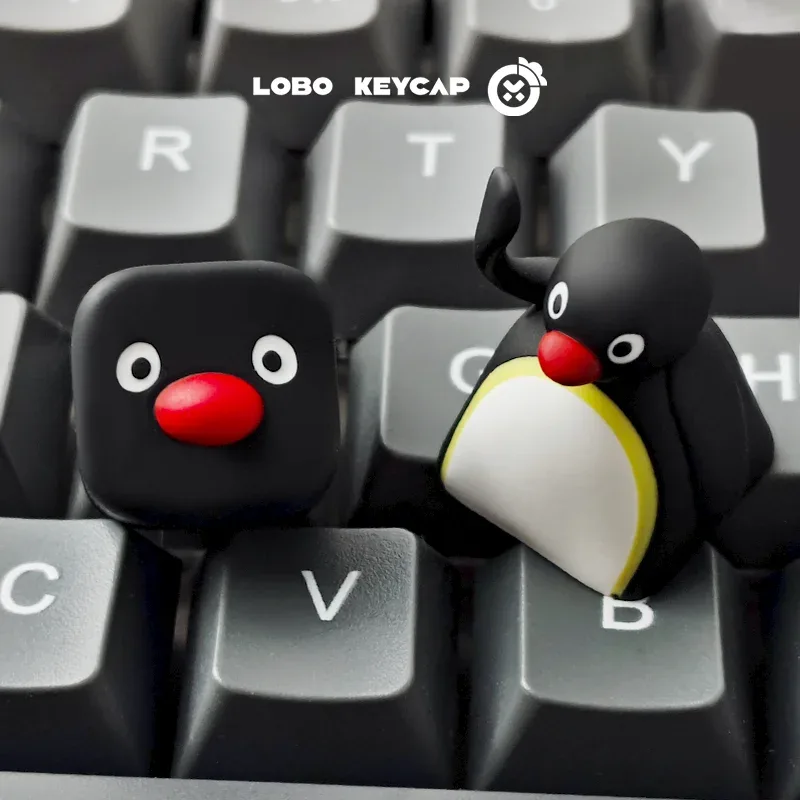 Vue d'ensemble du keycap pingouin