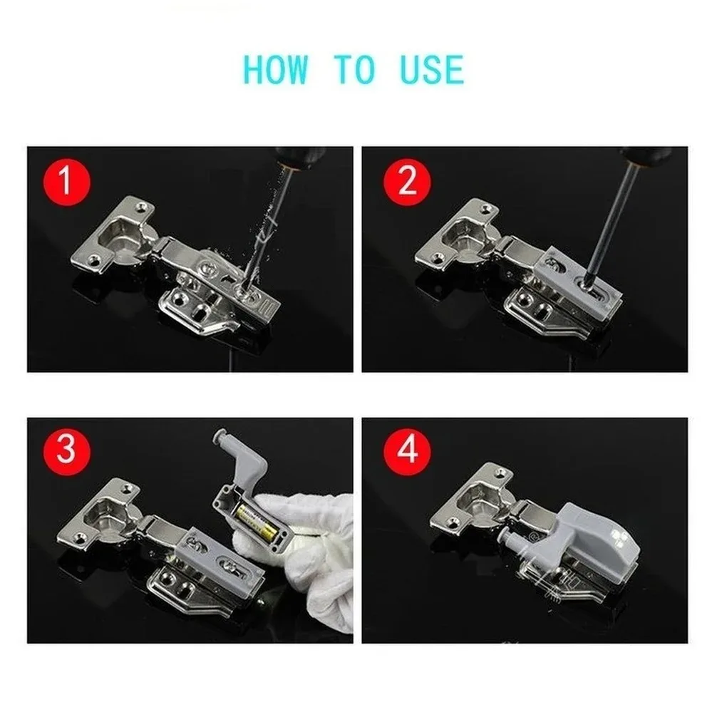 Lot de 10 lampes LED universelles pour charnières de placard avec capteur - Image 4