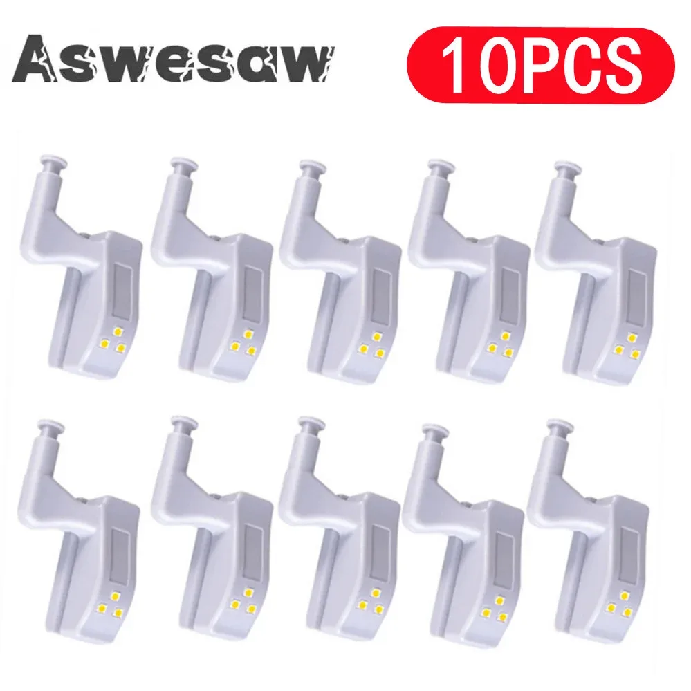Lot de 10 lampes LED universelles pour charnières de placard avec capteur - Image 1