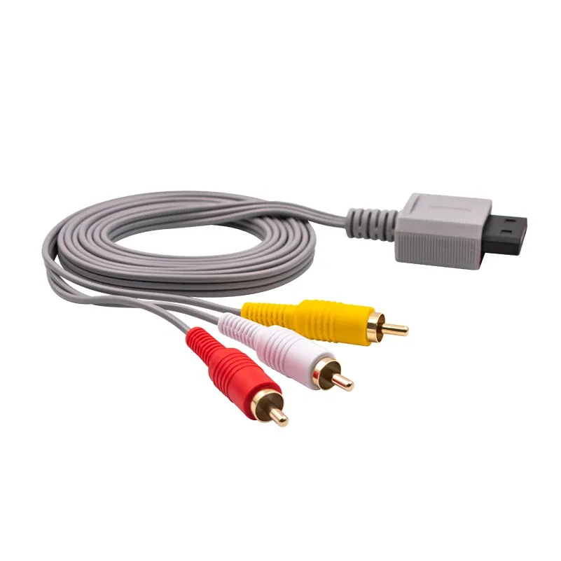 Câble AV Composite 3 RCA pour Nintendo Wii - 1,8 m - Image 4
