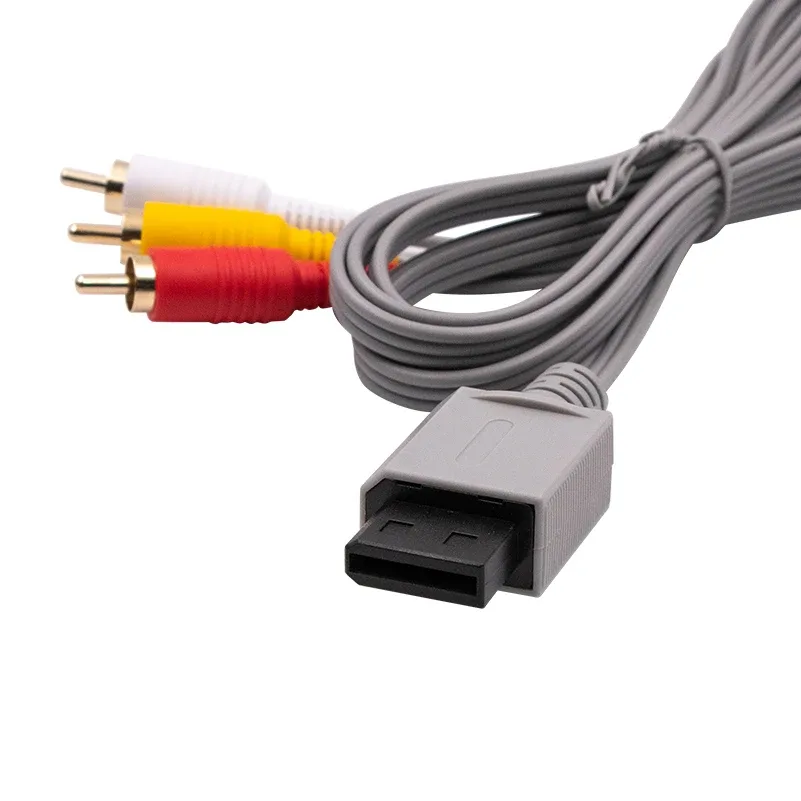 Câble AV Composite 3 RCA pour Nintendo Wii - 1,8 m - Image 5