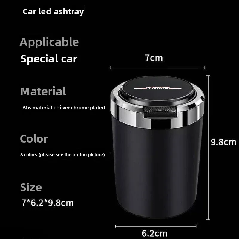 Cendrier de voiture avec éclairage LED pour MINI Cooper, JCW, Countryman et Clubman - Image 6