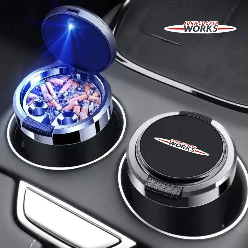 Cendrier de voiture avec éclairage LED pour MINI Cooper, JCW, Countryman et Clubman - Image 1