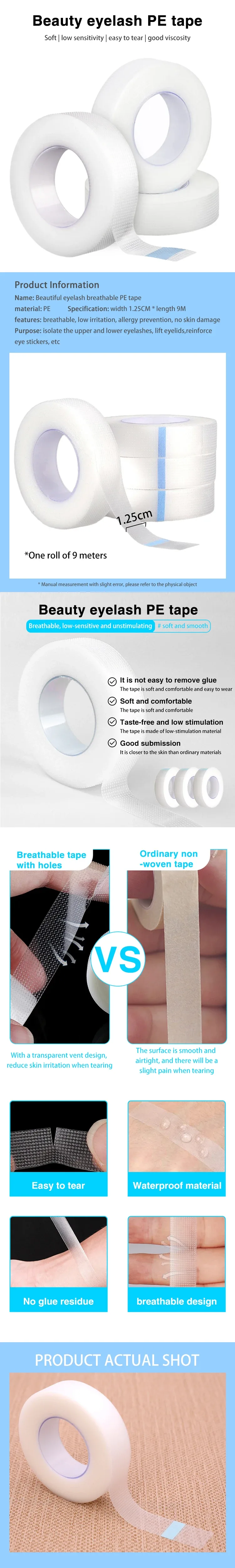 Rubans adhésifs pour extensions de cils